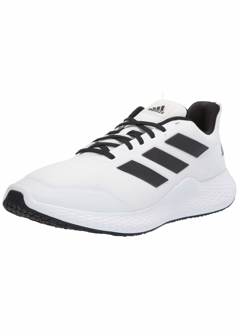 adidas Men's Edge Gameday Running Shoe FTWR White/core Black/Grey  M US