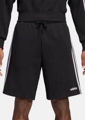 adidas Men's Essentials 3-Stripes 10" Fleece Shorts
