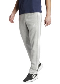 adidas Men's Essentials 3-Stripes Fleece Track Pants - Mgh/blk