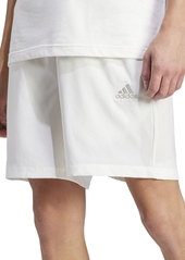 "adidas Men's Essentials Aeroready Chelsea 7"" Logo Shorts - Off White"