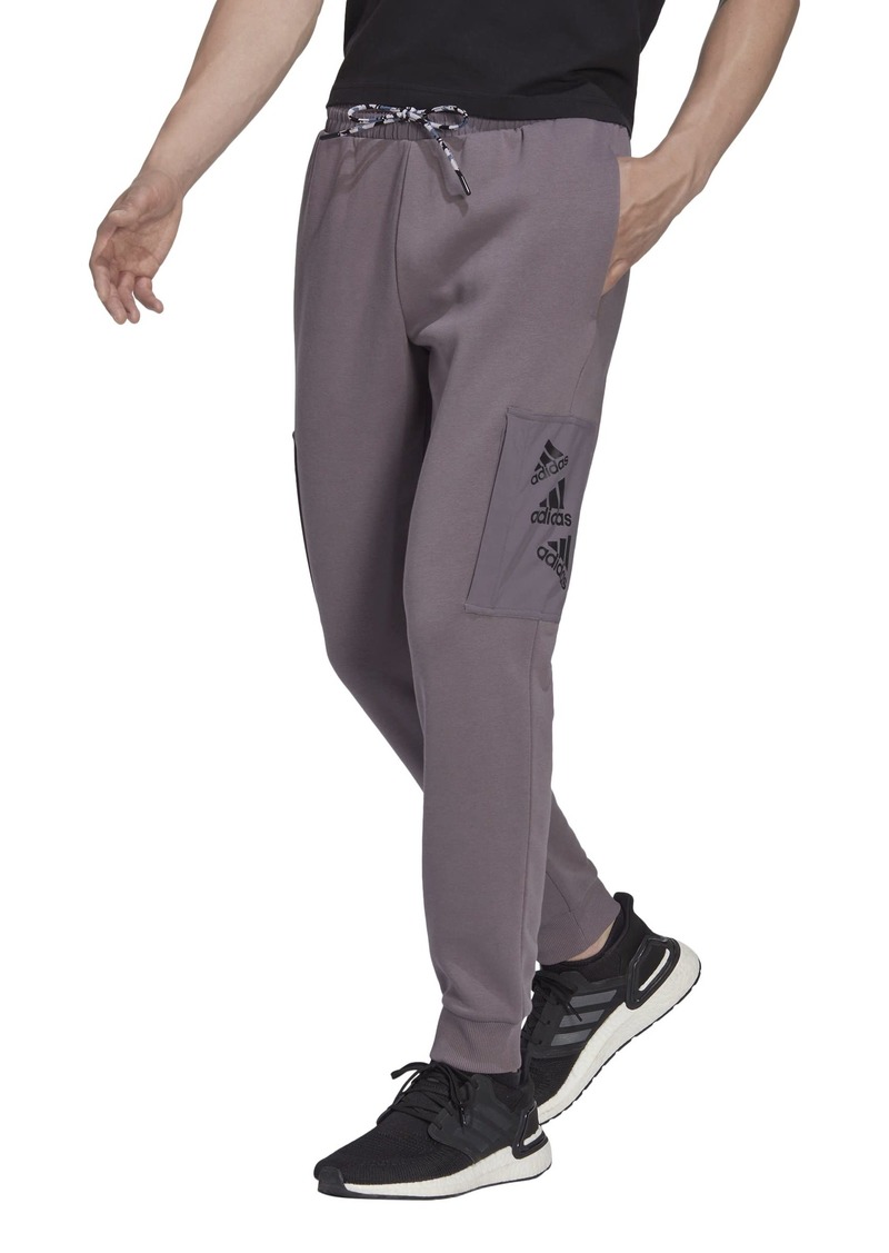 adidas Men's Essentials Brandlove Fleece Pants