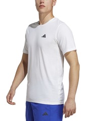 adidas Men's Essentials Feel Ready Logo Training T-Shirt - Btr Scarlet