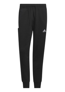 adidas Men's Essentials French Terry Cuffed 3-Stripes Pants