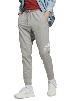 adidas Men's Essentials Single Jersey Tapered Badge of Sport Joggers - Mgh