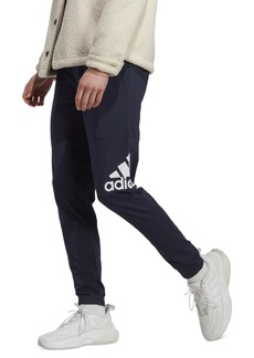 adidas Men's Essentials Single Jersey Tapered Badge of Sport Joggers - Leg Ink