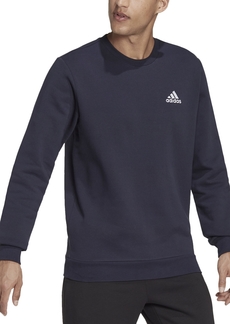 adidas Men's Feel Cozy Essentials Classic-Fit Embroidered Logo Fleece Sweatshirt - Leg Ink