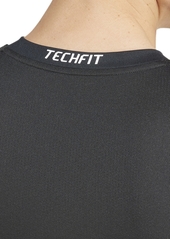 adidas Men's Fitted Crewneck Tech-Fit Compression T-Shirt - Black