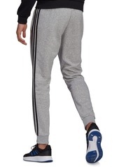 adidas Men's Fleece Jogger Pants - Medium Grey Heather/Black