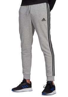 adidas Men's Fleece Jogger Pants - Medium Grey Heather/Black