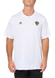 adidas Men's Los Angeles Galaxy Local Stoic Short Sleeve Pre-Game T-Shirt