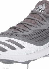 adidas Men's Icon V Bounce Cleats Baseball Shoe Grey/Grey/FTWR White  M US
