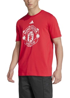 adidas Men's Manchester United DNA T-Shirt MUFC Red