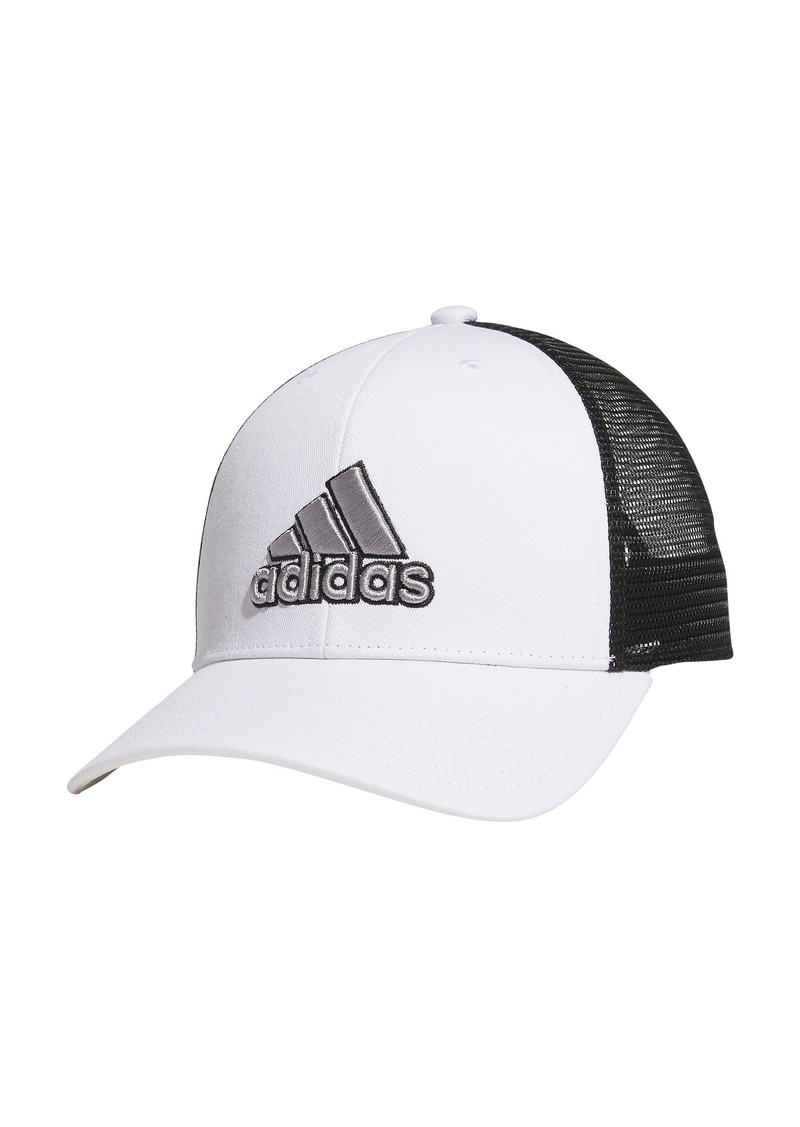 adidas Men's Mesh Back Structured Low Crown Adjustable Fit Snapback Hat