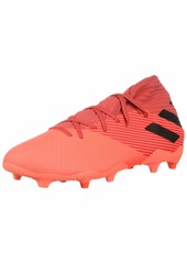 adidas Men's Nemeziz 19.3 Firm Ground Soccer Shoe Coral/Black/Glory red