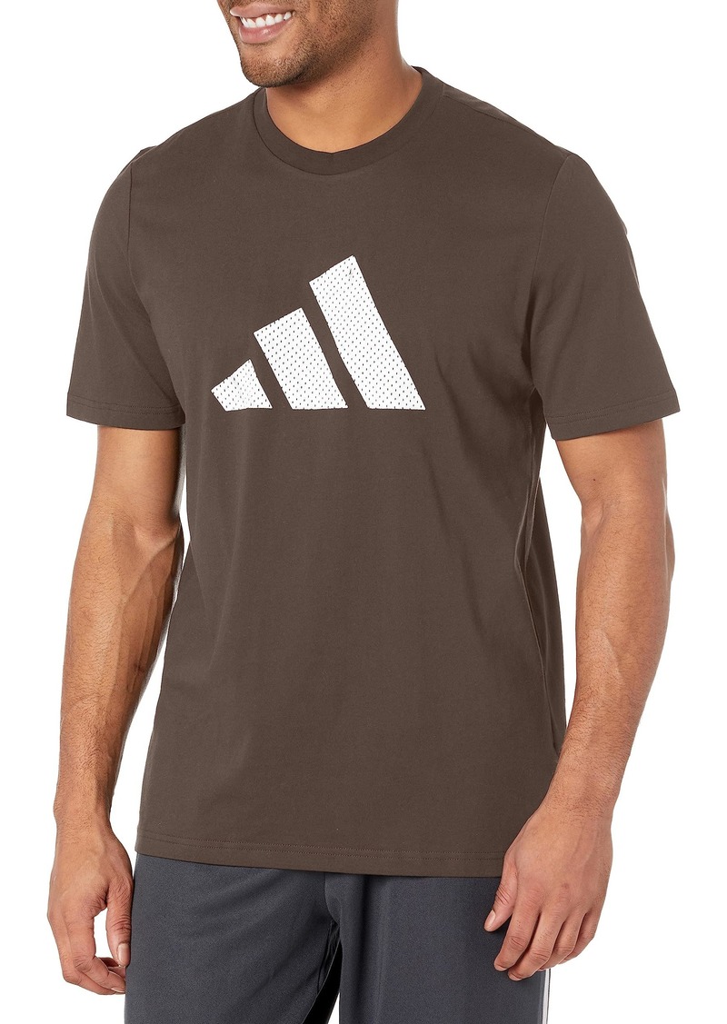 adidas Men's Perforated Mesh Graphic T-Shirt