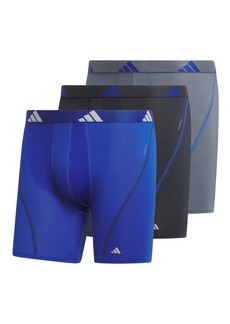 adidas Men's Performance Mesh Boxer Brief Underwear (3-Pack) Engineered for Active Sport with All Day Comfort Soft Breathable Fabric
