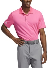 adidas Men's Performance Primegreen Polo Shirt Pink