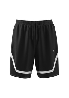 adidas Men's Pro Block Loose-Fit Basketball Shorts - Black/wht