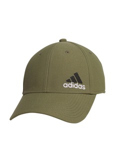 adidas Men's Release 3 Structured Stretch Fit Cap  Small