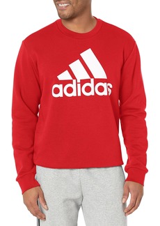 adidas Men's Size Essentials Fleece Big Logo Sweatshirt  X-Large/Tall