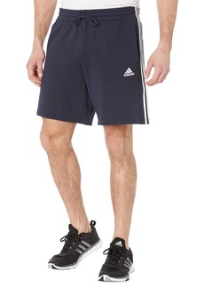 adidas Men's Size Essentials French Terry 3-Stripes Shorts  3X-Large/Tall