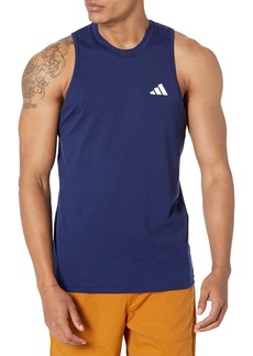 adidas Men's Size Training Essentials Feel Ready Logo Sleeveless T-Shirt  Small/Tall