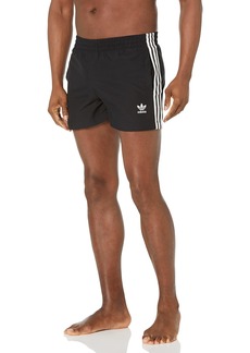 adidas Men's Standard 3-Stripes Swim Shorts