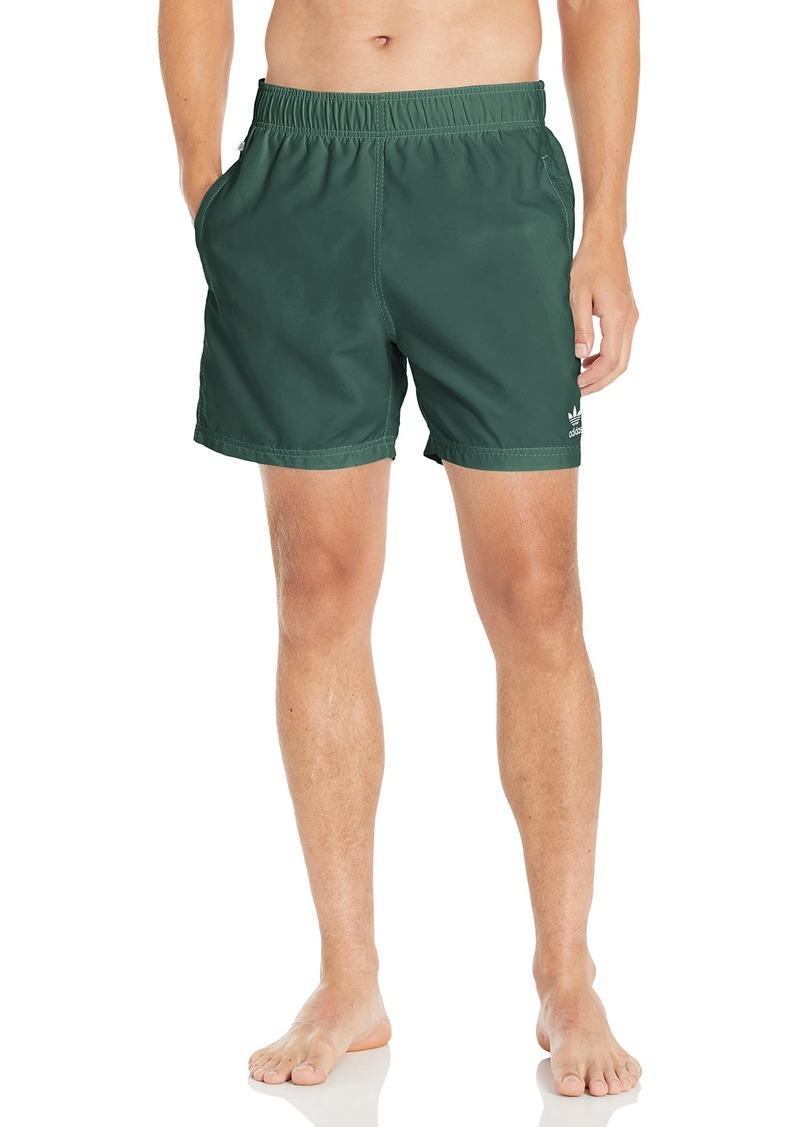 adidas Men's Standard Adicolor Essentials Trefoil Swim Shorts