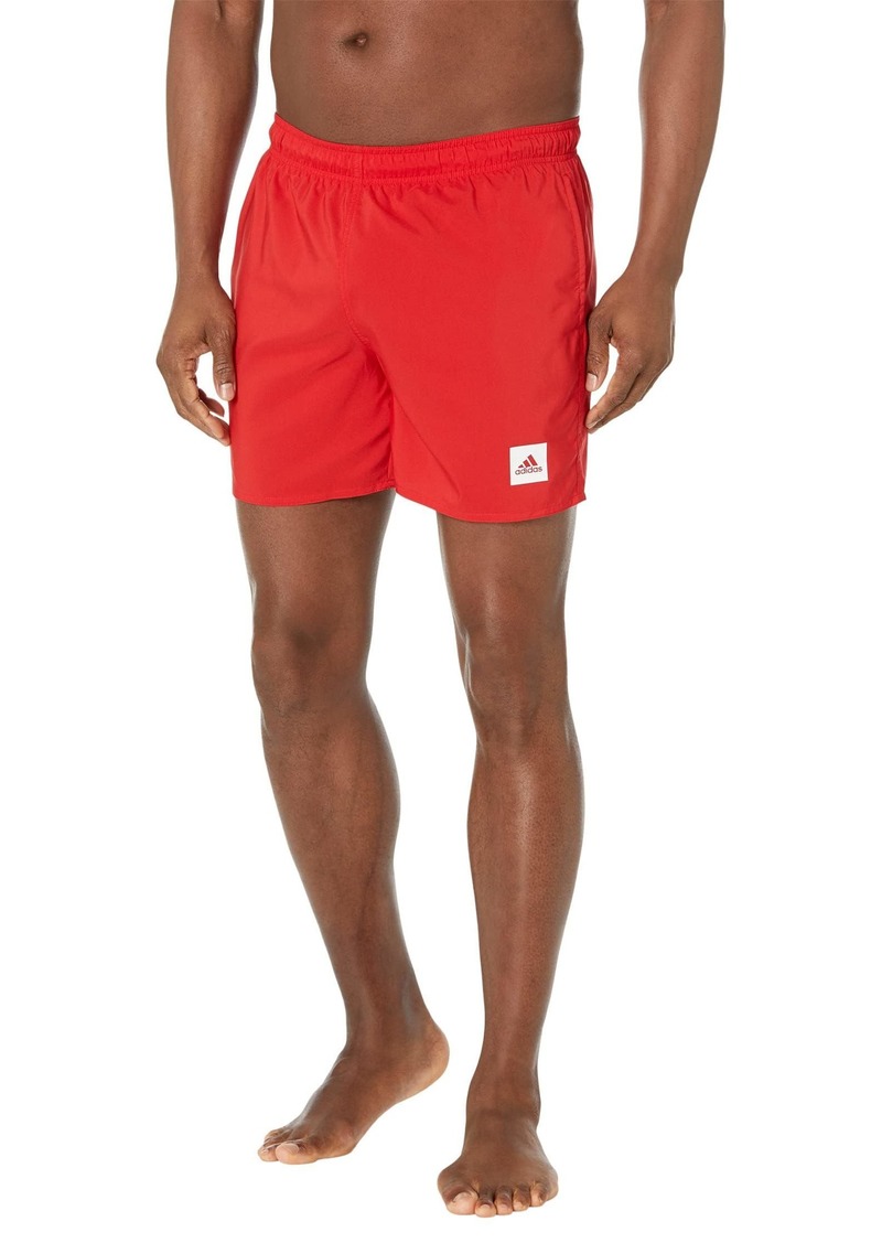 adidas Men's Standard Length Solid Swim Shorts