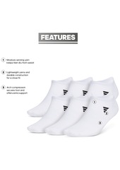 adidas Men's Superlite 3.0 No Show Socks - 6 pk. - White