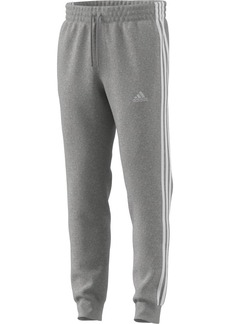 adidas Men's Tall Size Essentials Fleece 3-Stripes Tapered Cuff Pants
