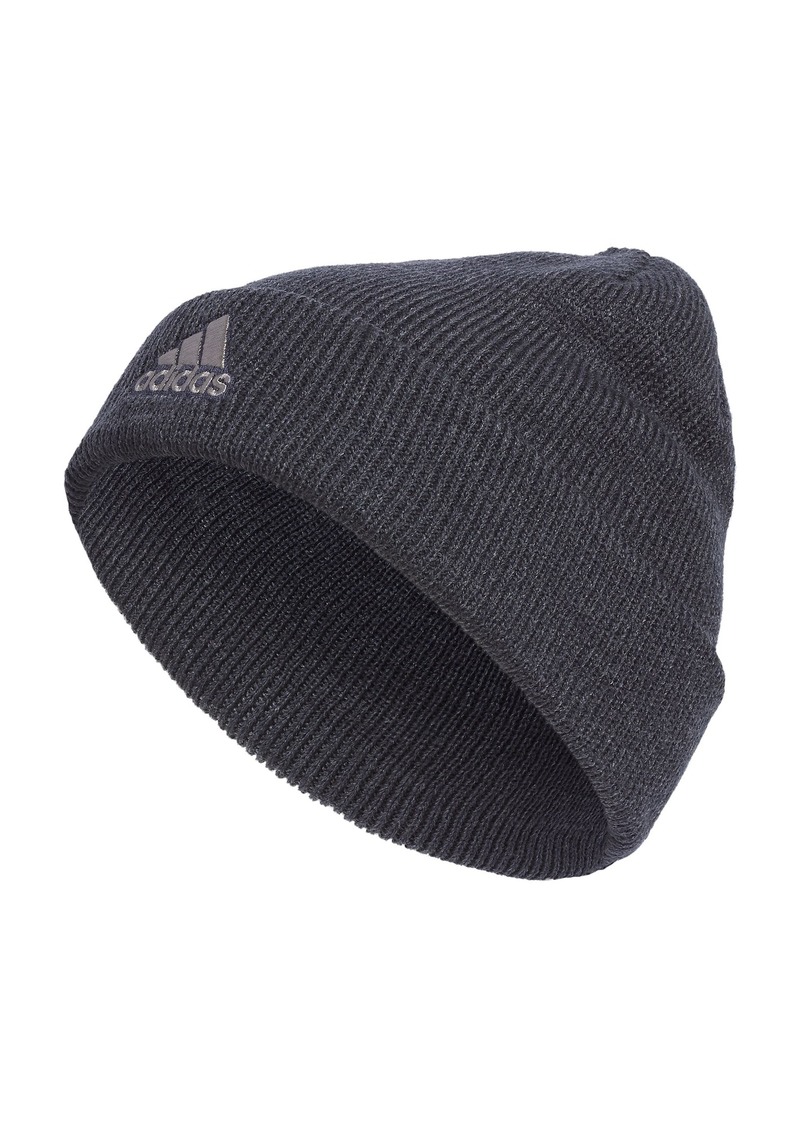 adidas Men's Team Issue Beanie Standard fit Cuffed Acrylic Knit hat/Cap for Winter  one_Size