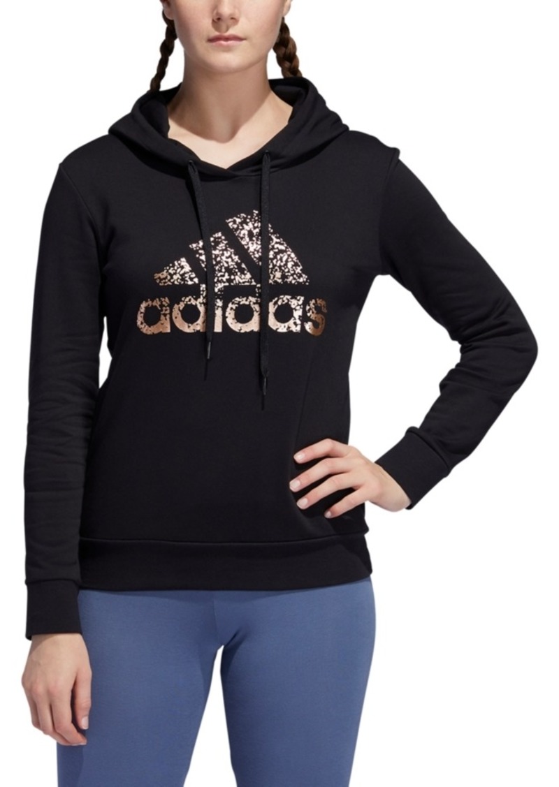 adidas metallic hoodie