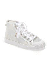 adidas Nizza Opaque High Top Sneaker in White/Core Black/Silver at Nordstrom