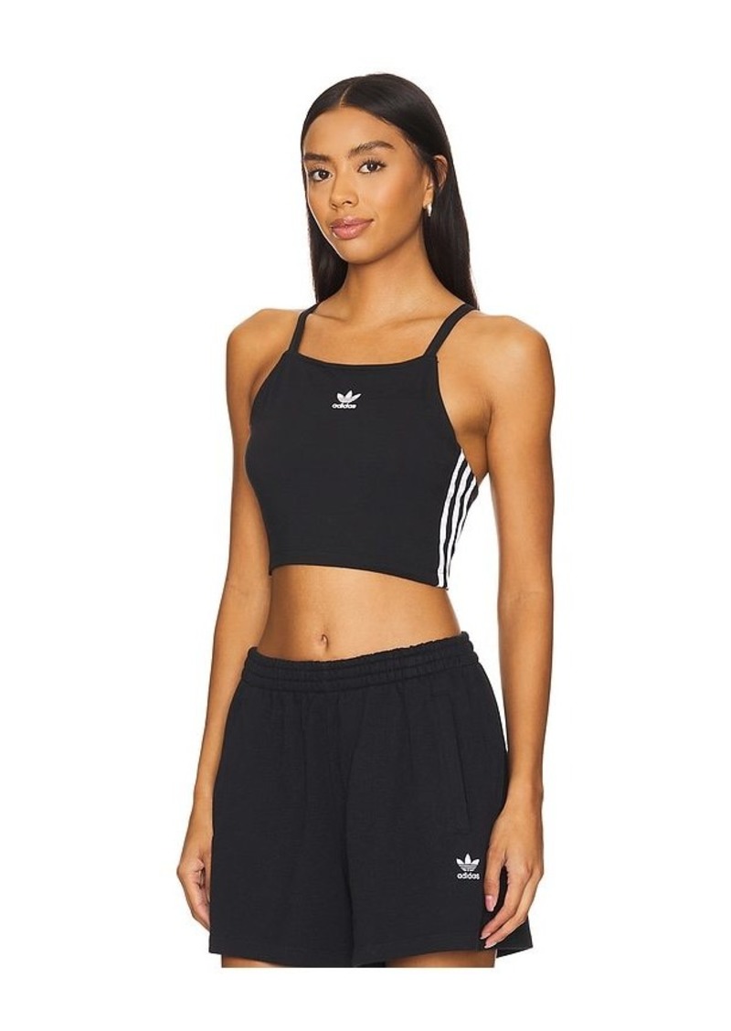 adidas Originals 3 Stripe Crop Top