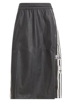 adidas Originals Adibreak Faux Leather Pull-On Skirt