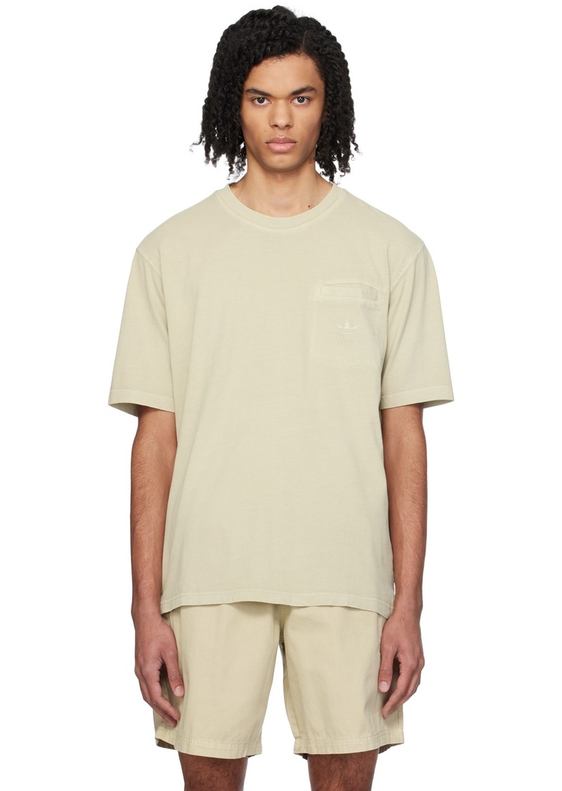 adidas Originals Beige Pocket T-Shirt