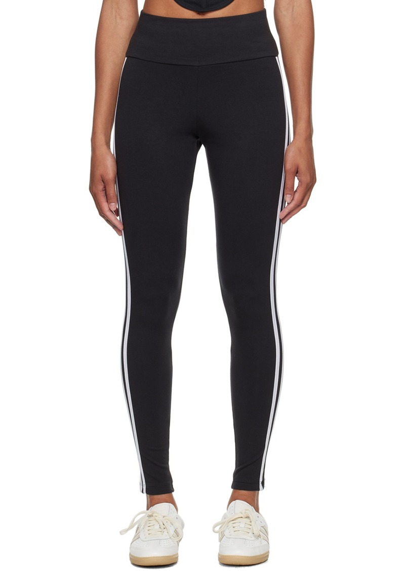 adidas Originals Black 3-Stripes Leggings