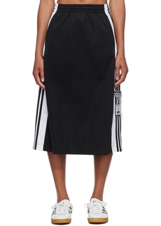 adidas Originals Black Adibreak Midi Skirt