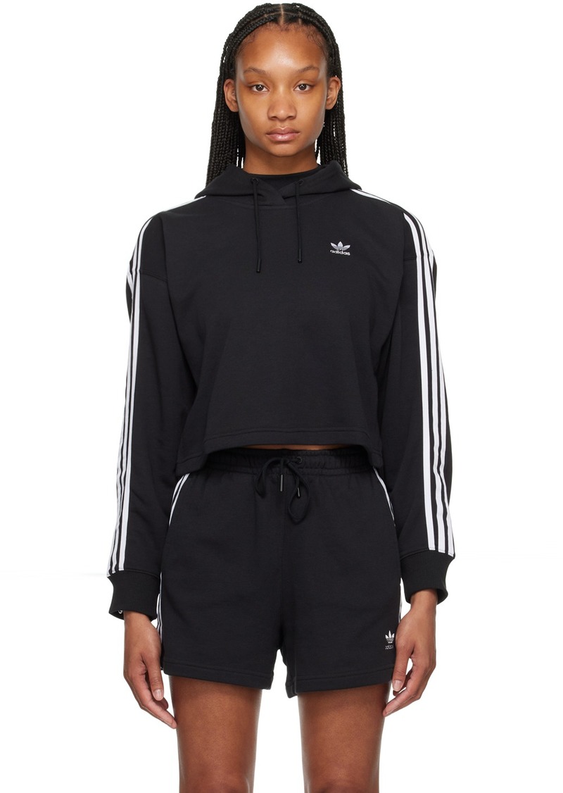 adidas Originals Black Adicolor 3-Stripes Hoodie