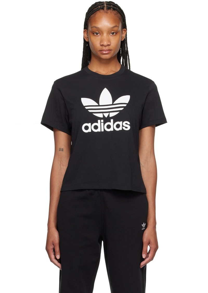 adidas Originals Black Adicolor Trefoil T-Shirt