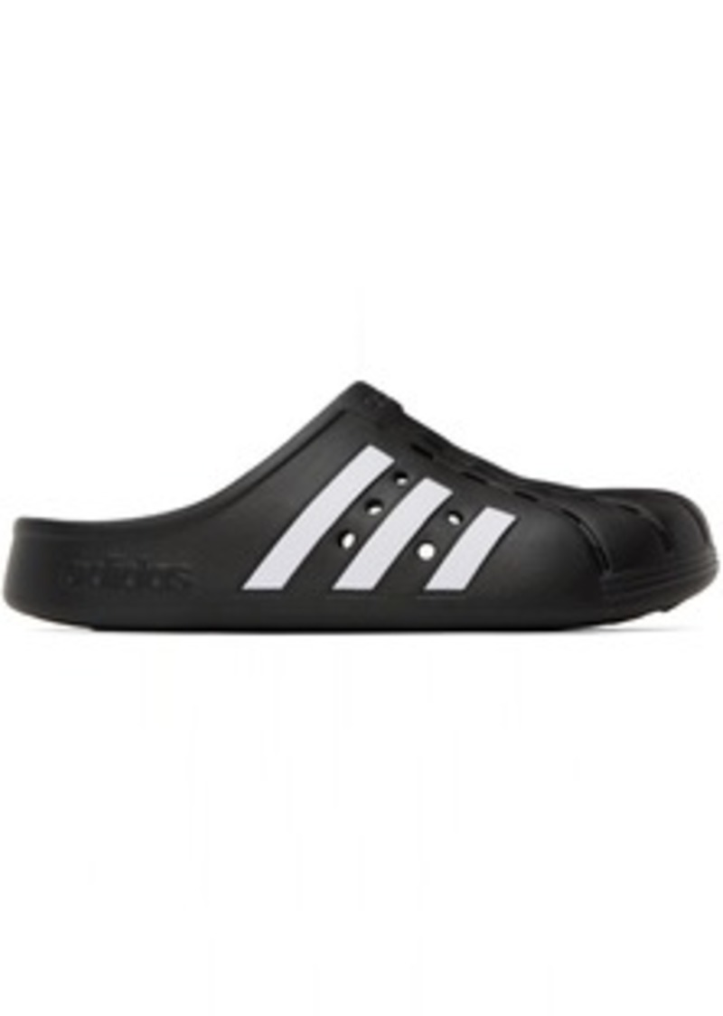 adidas Originals Black Adilette Clogs Sandals