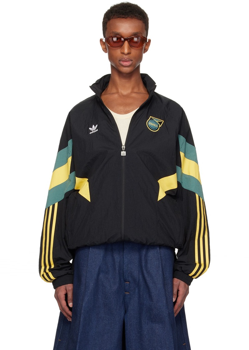 adidas Originals Black Jamaica Originals Track Jacket