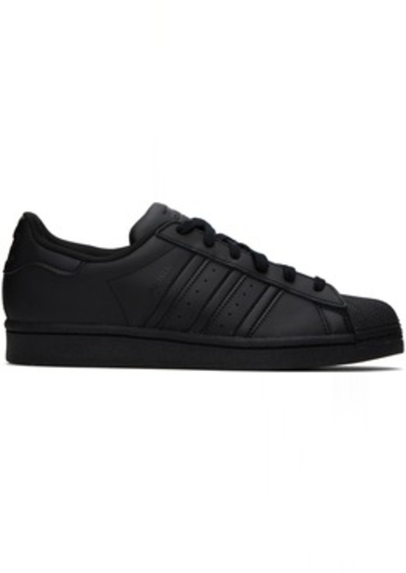 adidas Originals Black Superstar Sneakers