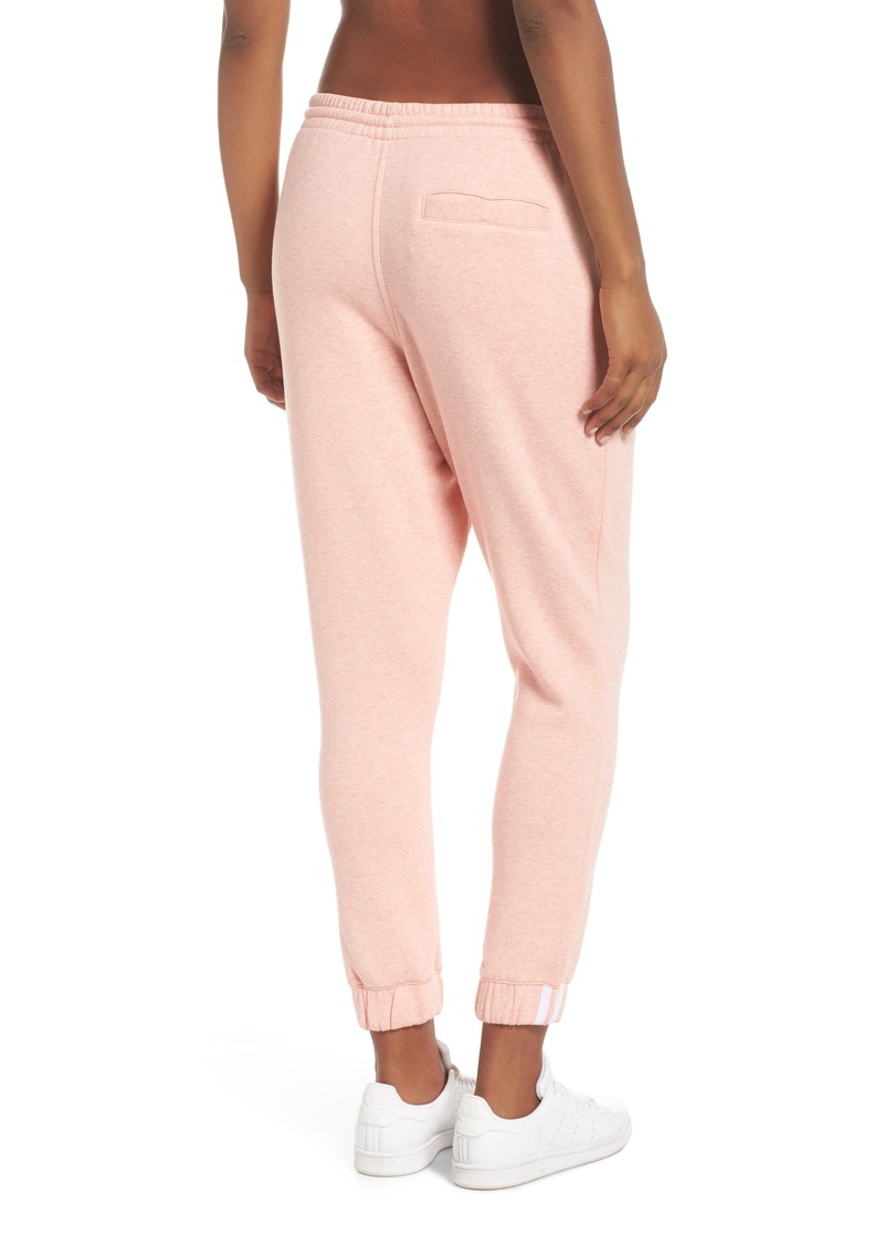 peach adidas sweatpants