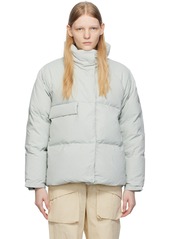 adidas Originals Gray Big Baffle Down Jacket