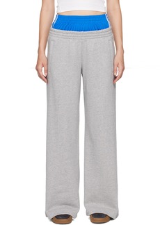 adidas Originals Gray KSENIASCHNAIDER 2-in-1 Track and Sweat Lounge Pants