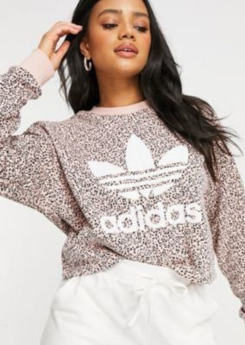 adidas animal print sweatshirt