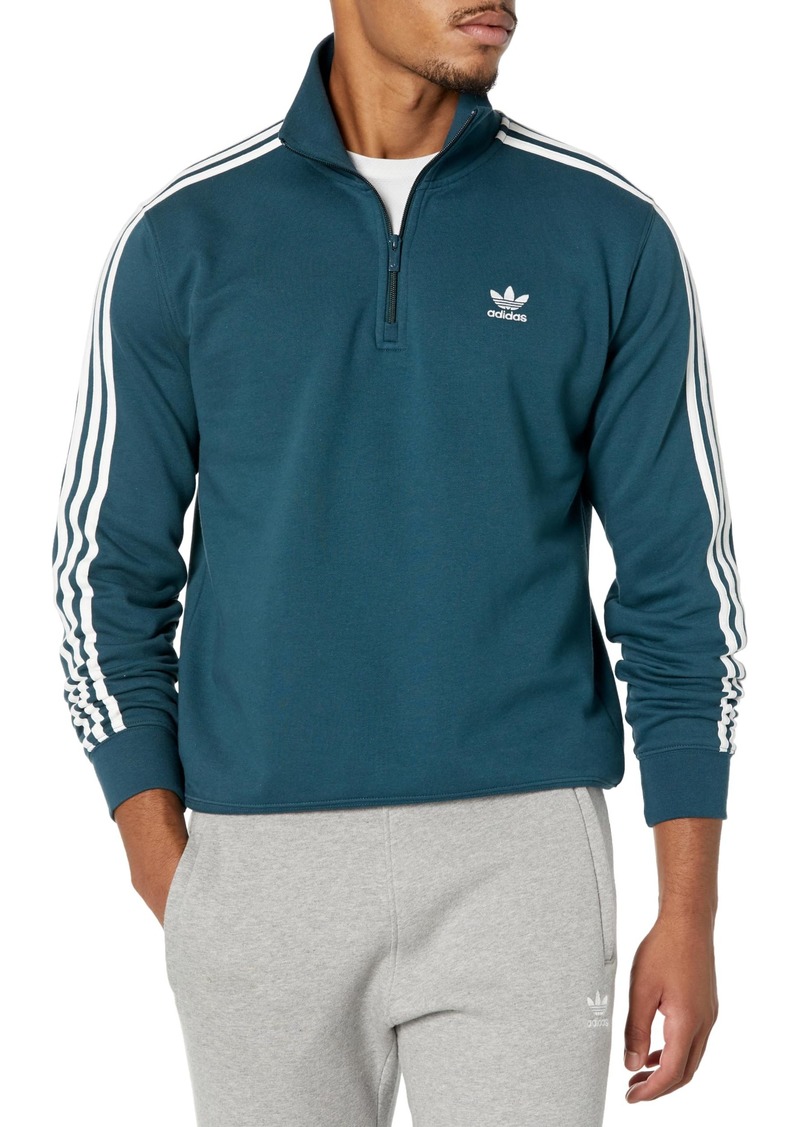 adidas Originals mens Adicolor Classics 3-Stripe Half-Zip Sweatshirt