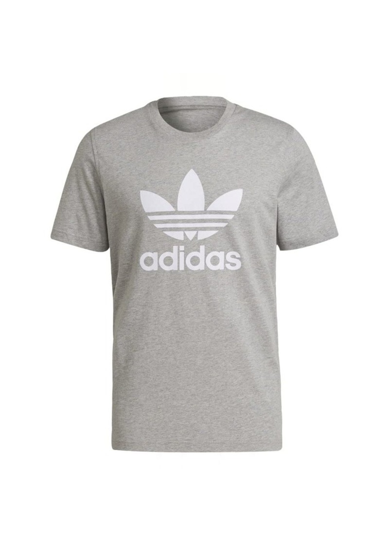 adidas Originals mens Adicolor Classics Trefoil T-shirt T Shirt  Grey Heather/White US